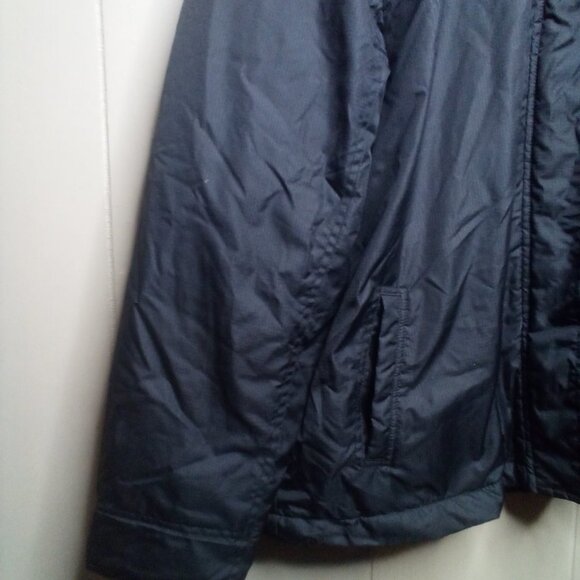 Attention Coat Jacket XL Women Hood Pockets Zipper Snap Black - Picture 10 of 14